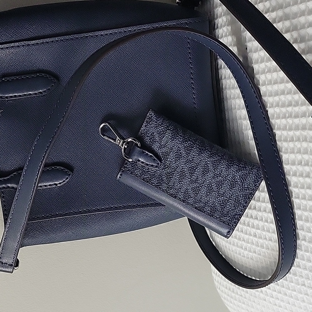 Michael Kors Dark Blue Mini Bag - Picture 2 of 2